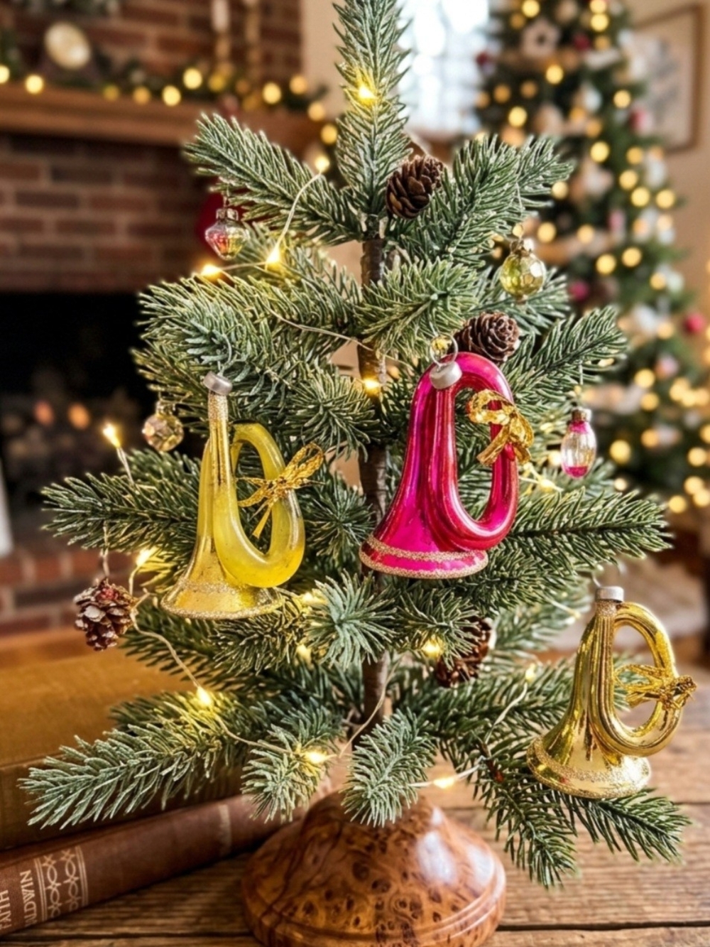 VINTAGE MERCURY GLASS Ornaments